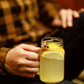 Ginger tea with citrus