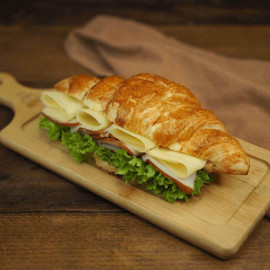 Ham and cheese croissant