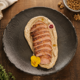Duck Breast with Walnut Bazhe Sauce