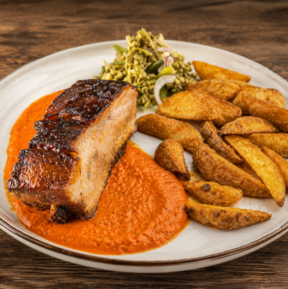 Pork Ribs with Megrelian Adjika