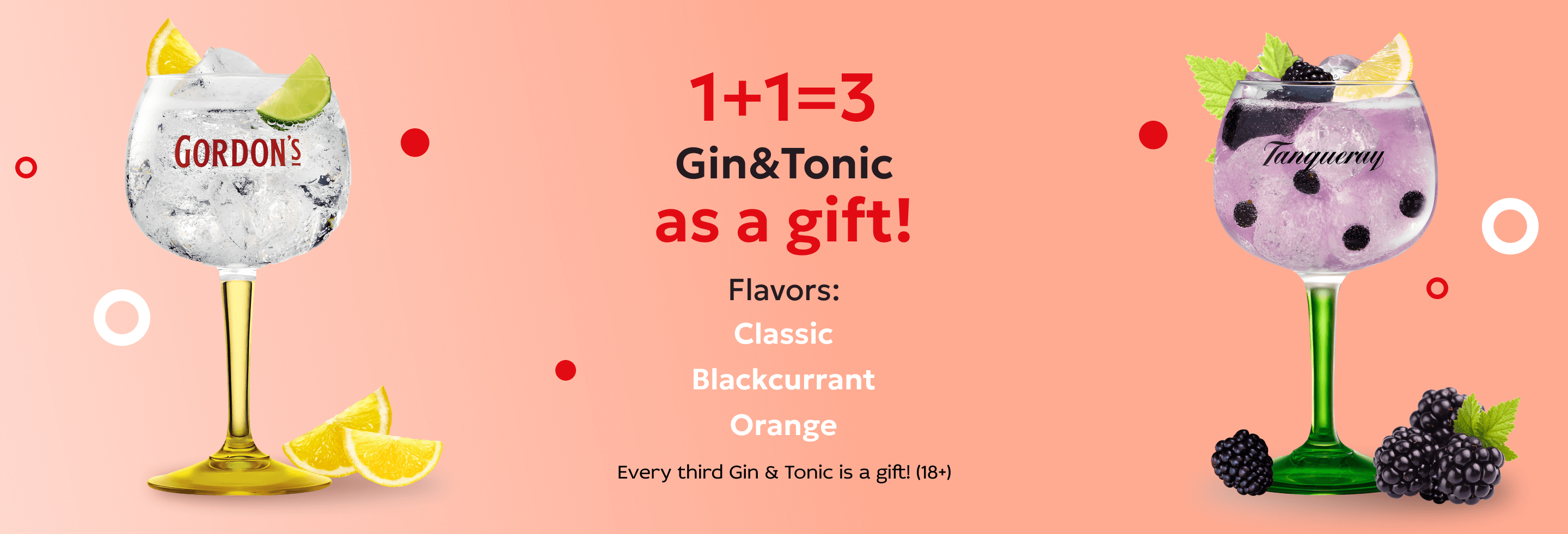 1+1=3 Gin&Tonic as a gift!