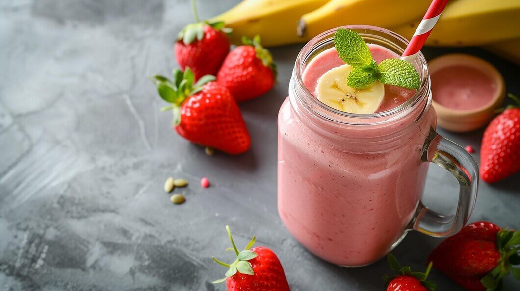 Smoothie with Berries and Banana