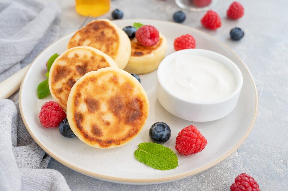 Cheese pancakes